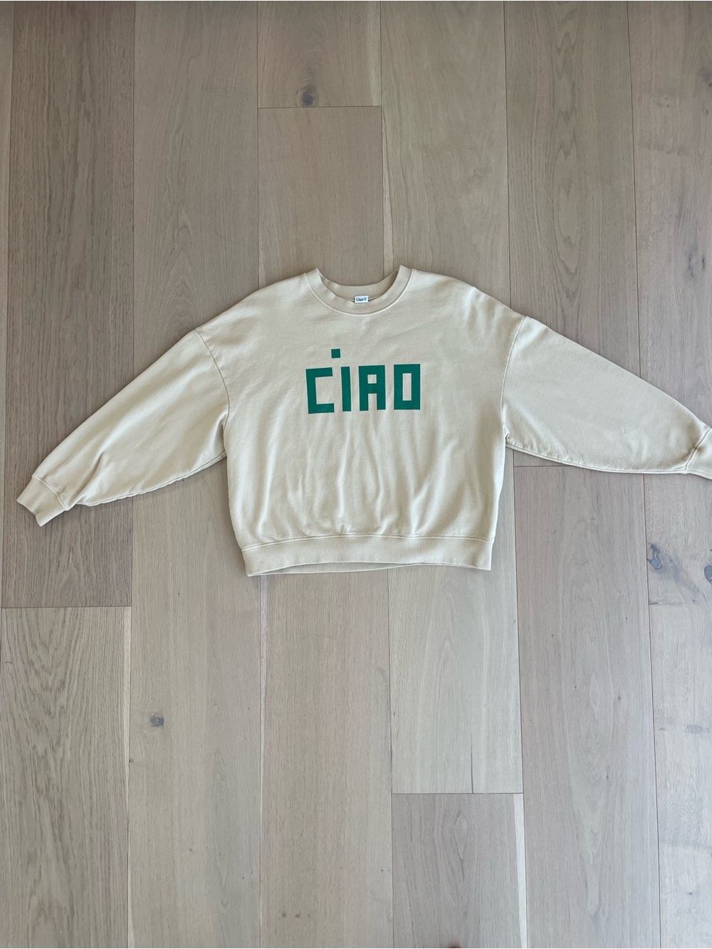 Clare V. “Ciao” Le Drop Shoulder Sweatshirt – Size Large - Picture 2 of 8